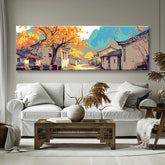 Painting by Numbers Panorama Chinese Village in The Mountains III